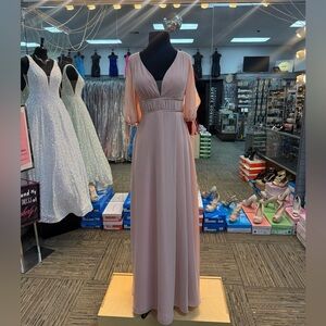 CHRISTINA WU SZ-10 22095 ROSE FORMAL DRESS